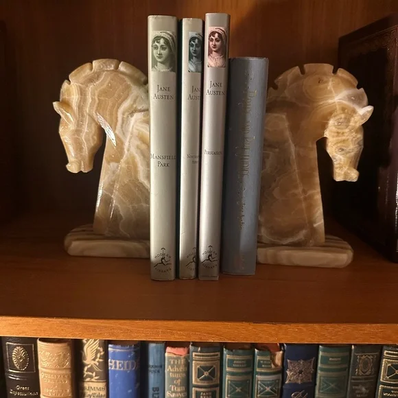 Jane Austen Book Set with Horse Bookends - Picture 6 of 6